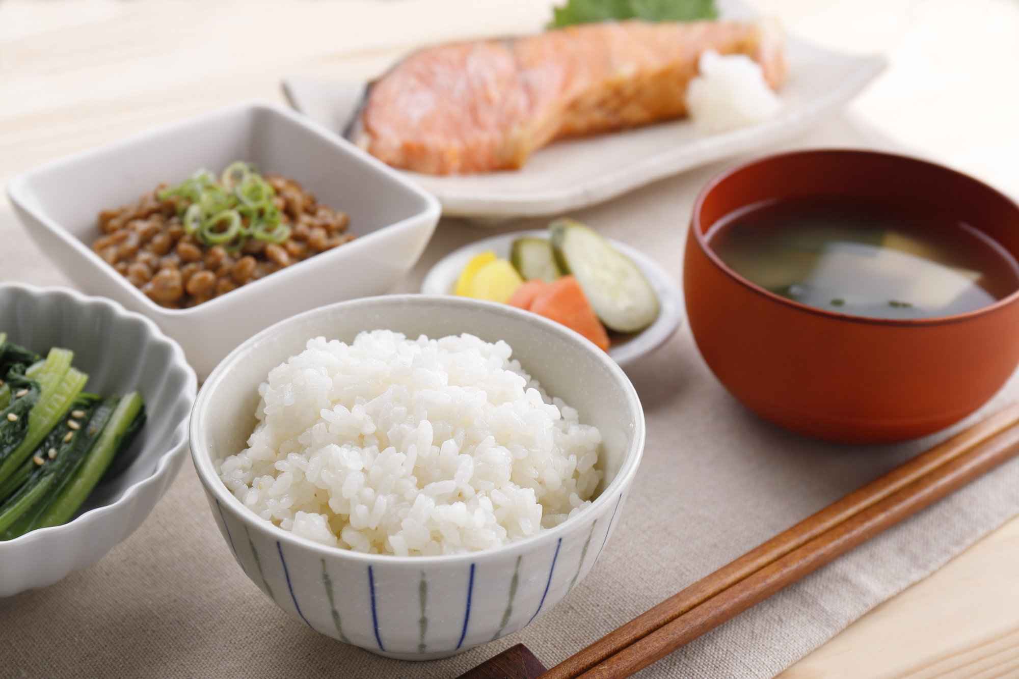 和食の朝ごはん